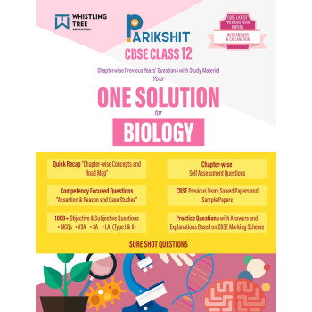Parikshit CBSE ONE SOLUTION Class 12th Biology | Chapterwise Questions & Study Material with Sample Papers and Latest Solved Papers for 2026 Board Exam Parikshit CBSE ONE SOLUTION Class 12th Biology | Chapterwise Questions & Study Material with Sample Papers and Latest Solved Papers for 2026 Board Exam